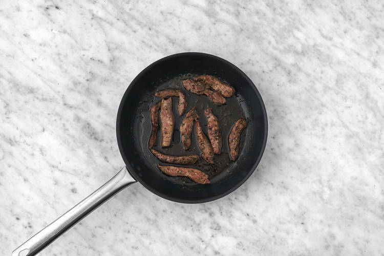 Cook the beef