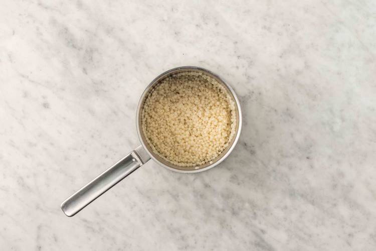 Cook the couscous