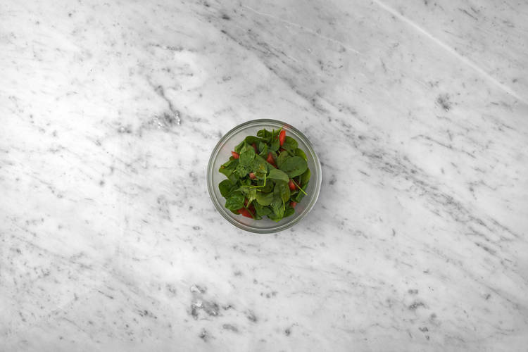 Salat zubereiten