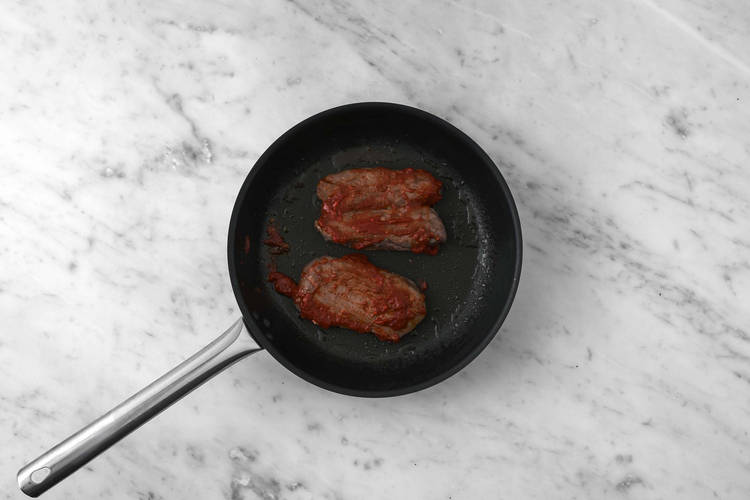 Steaks braten