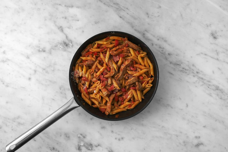 Pasta vollenden