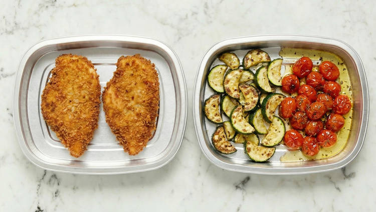 Assemble Veggies & Bake