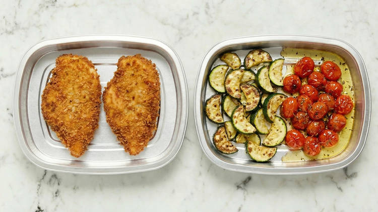 Assemble Veggies & Bake