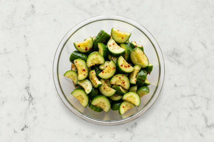 MAKE CUCUMBER SALAD
