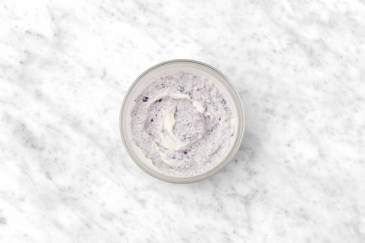 På morgonen: tillsätt yoghurt
