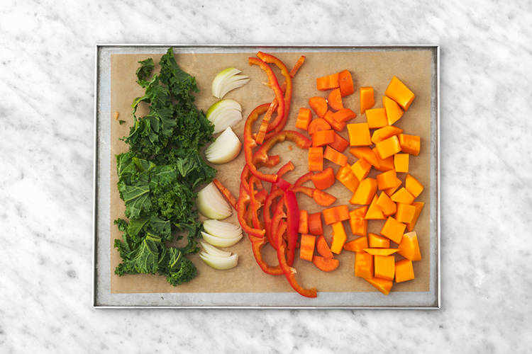 Roast the veggies 