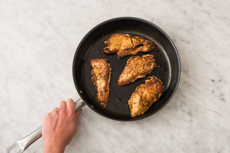 Cook the salmon 