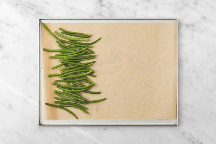 Préparer les haricots verts