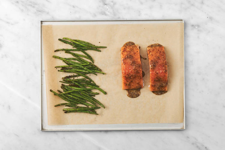 Préparer et rôtir le saumon