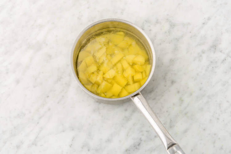 Cook the potato
