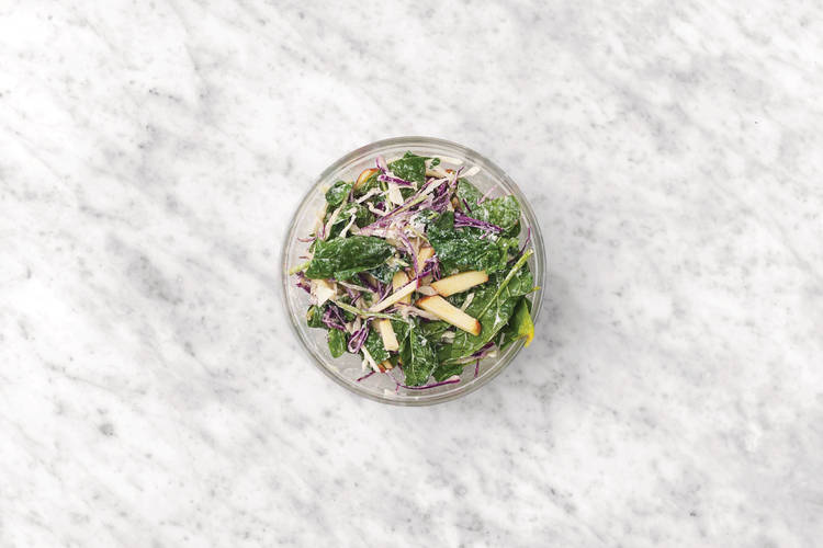 Make the gravy & slaw