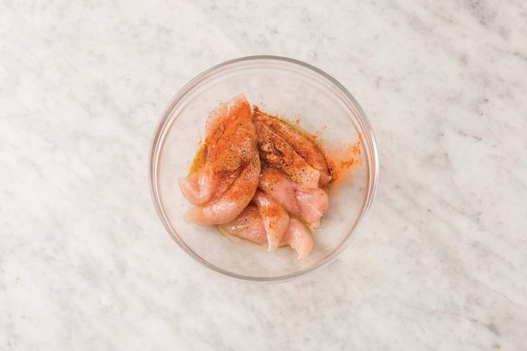 Prep the chicken