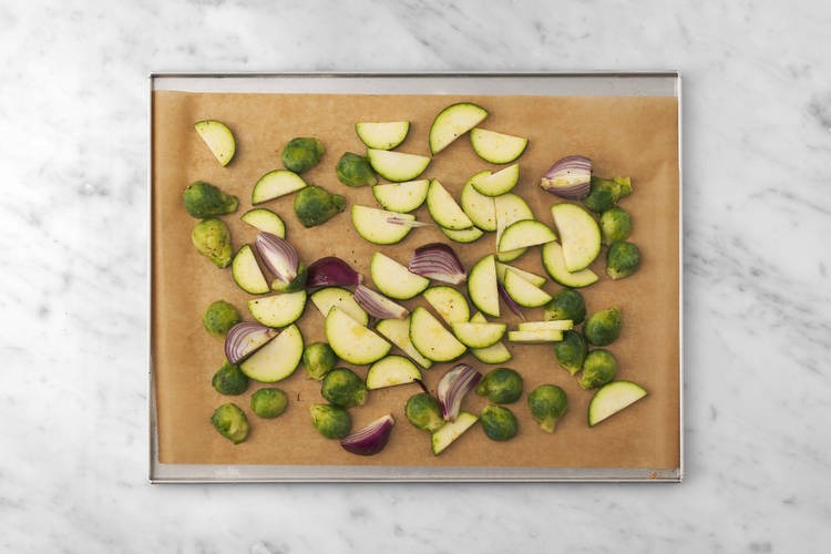 Roast the veggies