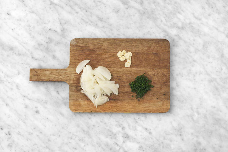 Prepara los ingredientes