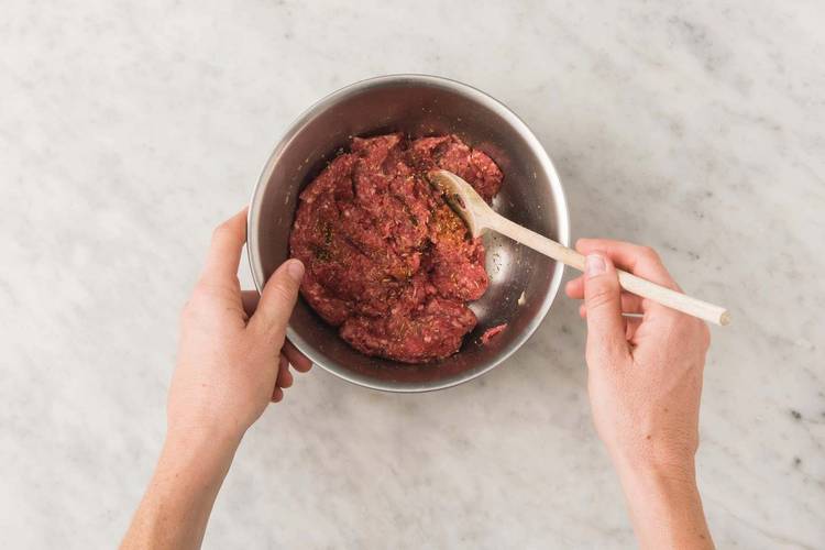 Get prepped & make the patties 