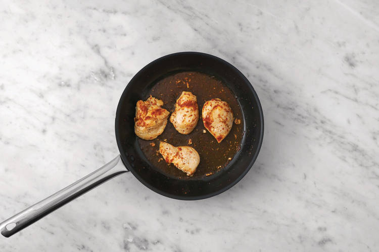 Cook the chicken