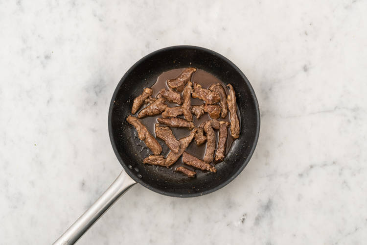 Cook the prawns