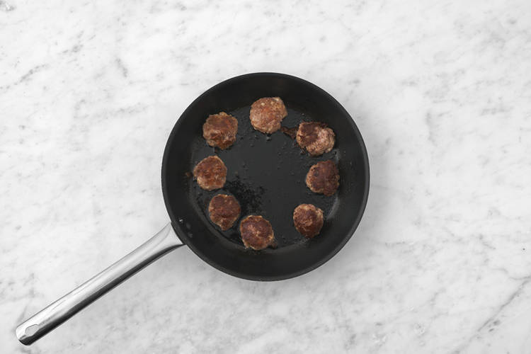 Make & cook the rissoles