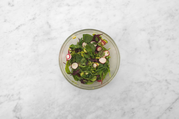 Prep the veggies & toss the salad