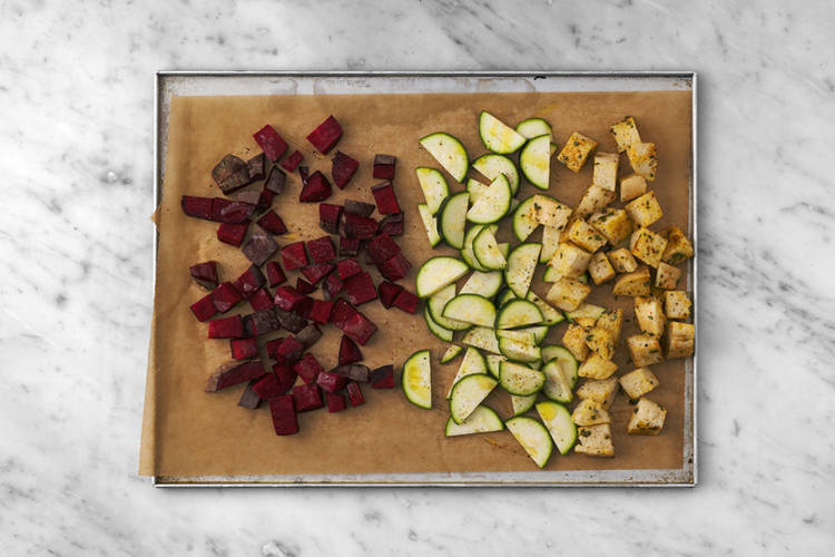 Bake the croutons