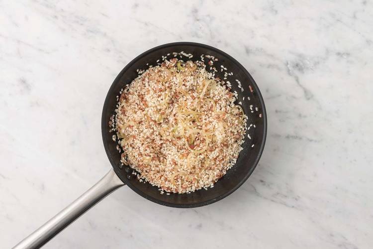 Start the risotto