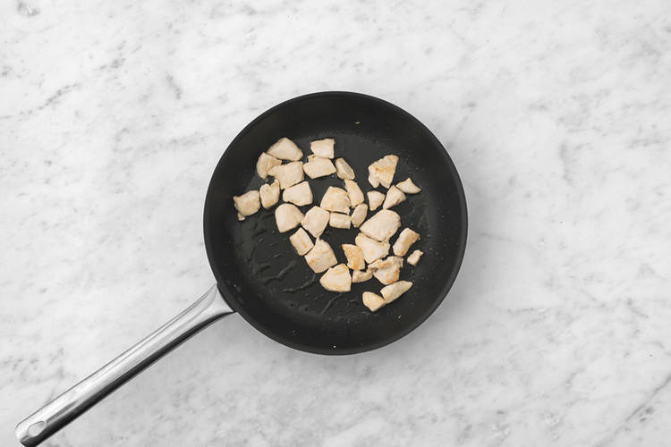 Cook the prawns