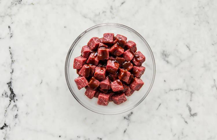 Marinate Steak & Soak Skewers