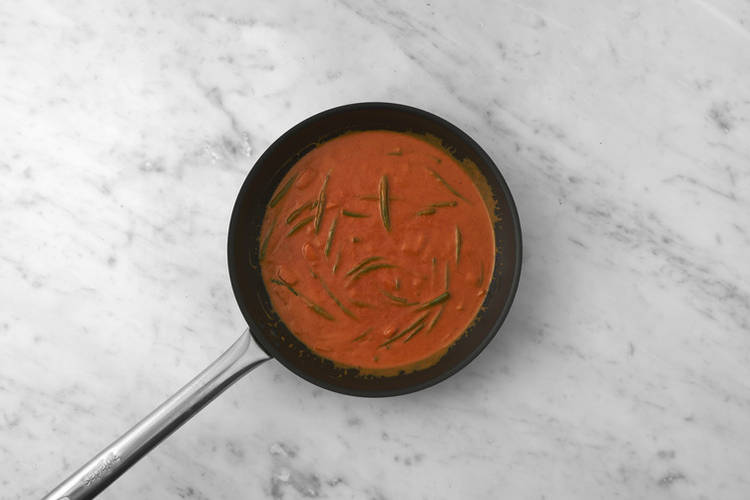 Add the coconut milk