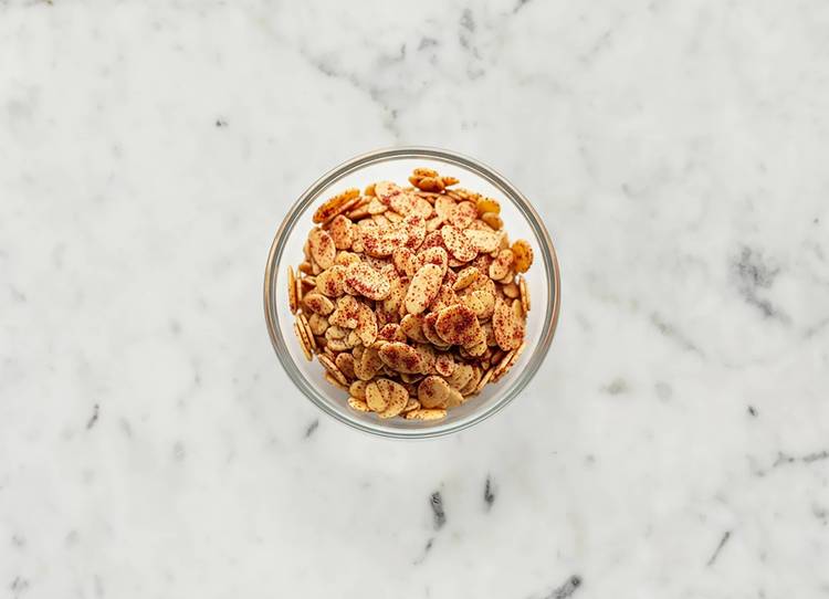 <p>Make Sumac Almonds</p>