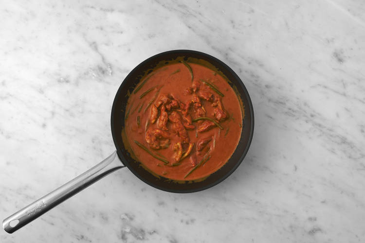 Finish the curry