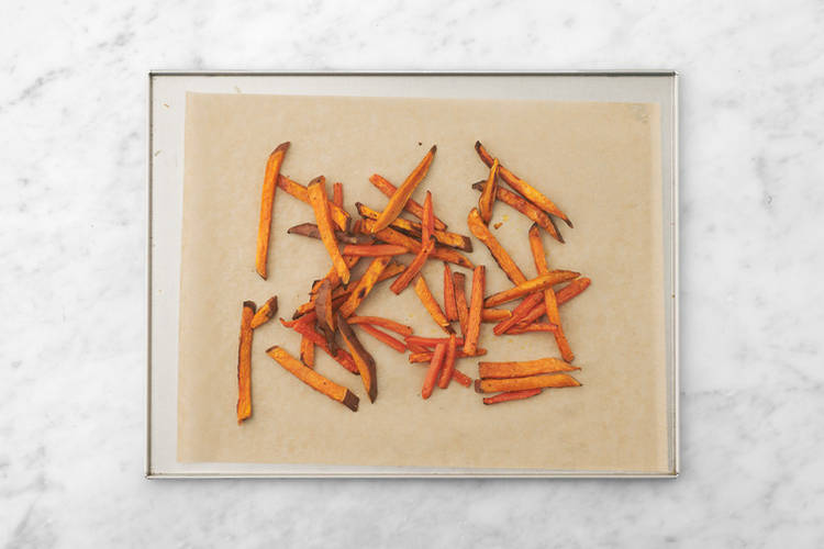 Bake the fries