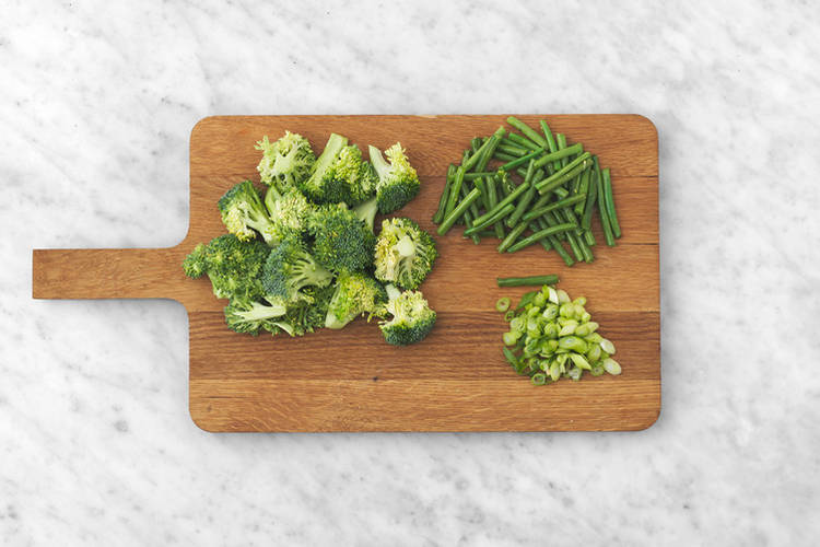 Prep the veggies