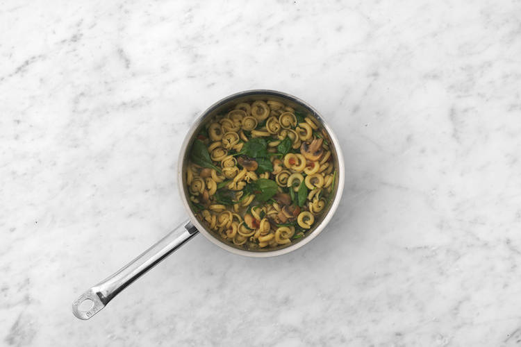 Cook the pasta