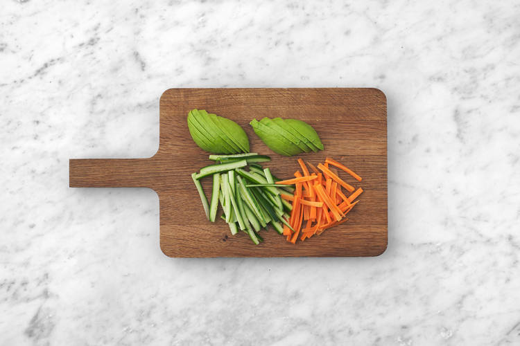 Prep the veggies