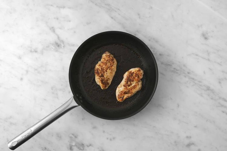 Cook the chicken