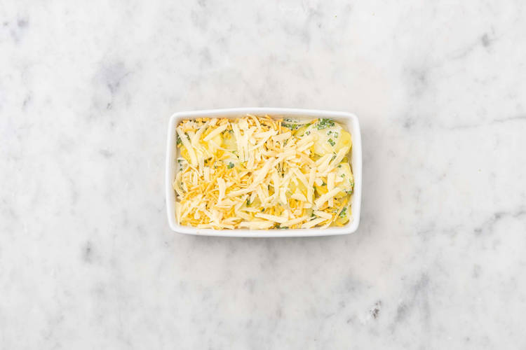 Gratin backen