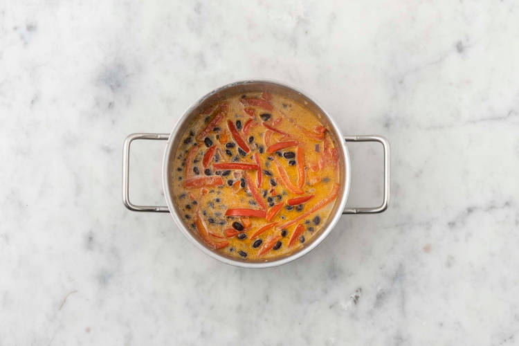 Bohnengemüse fertigstellen