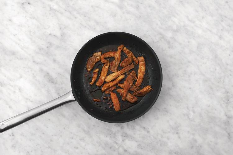Cook the pork