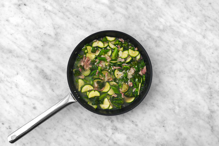 Start the risotto