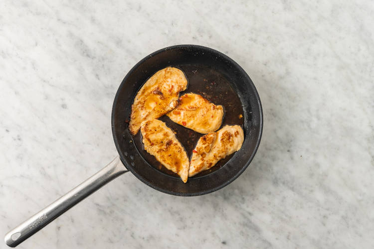 Cook the chicken