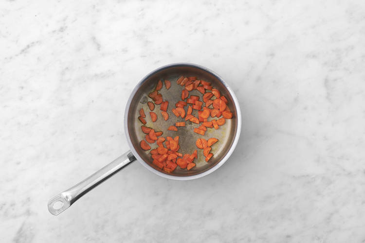 Cook the veggies