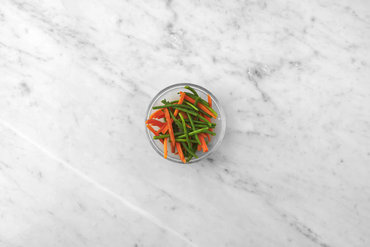 Steam the veggies