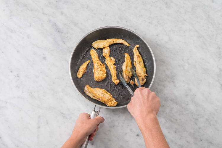 Cook the chicken