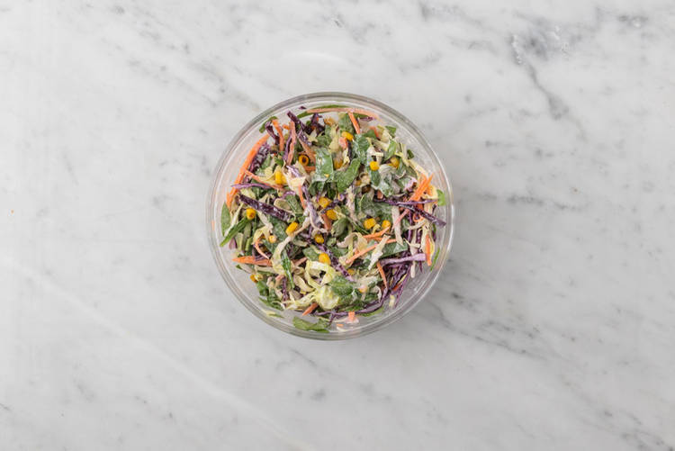 Assemble the slaw