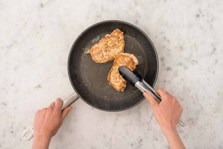Cook the chicken