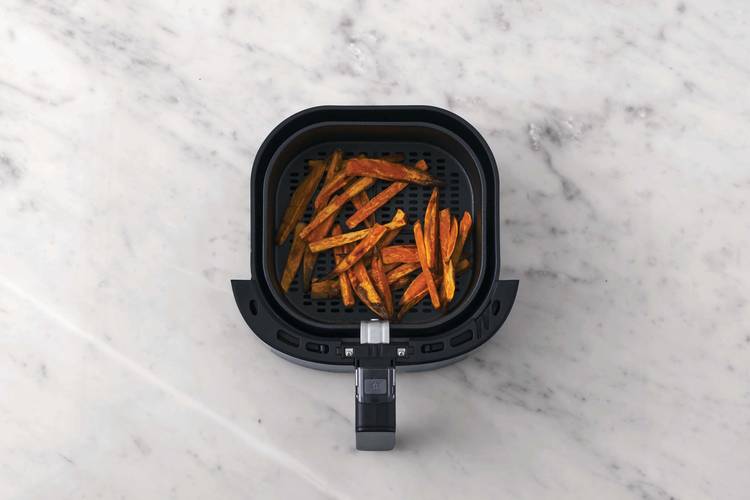 Bake the fries