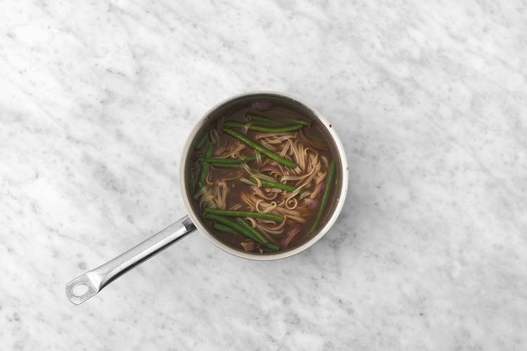Cook the noodles