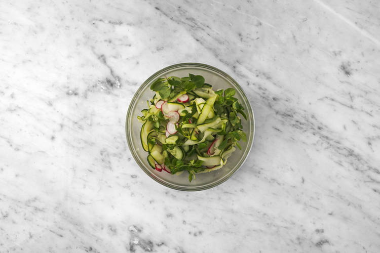Prepara la ensalada