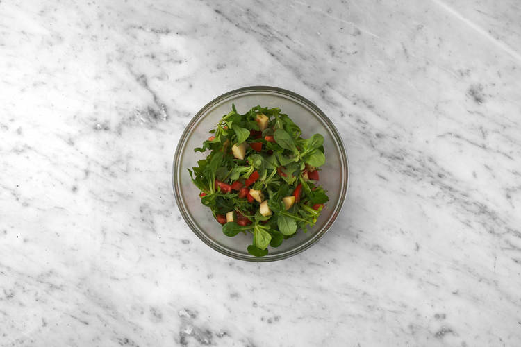 Prepara la ensalada
