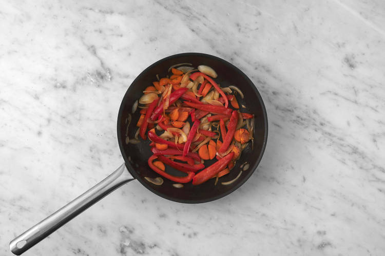 Saltea las verduras